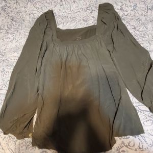 Green women's blouse